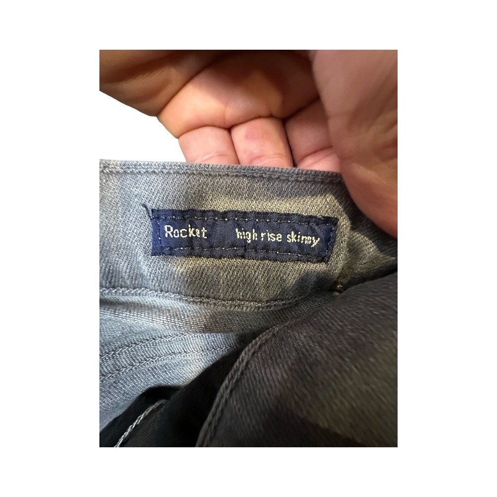 Citizens of Humanity Jeans Womens 25 Grey Rocket High Rise Skinny Denim - Picture 4 of 16